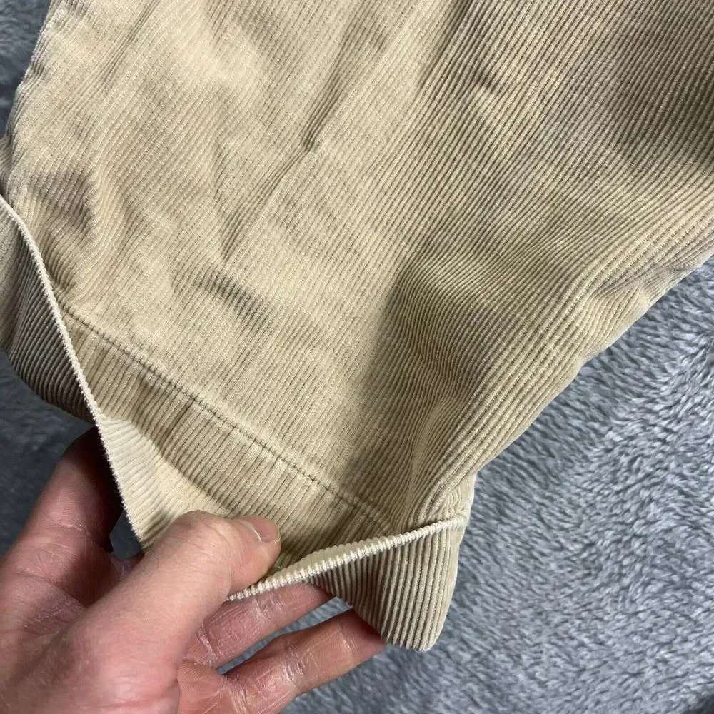Polo Ralph Lauren Corduroy Hammond Pants Men's 38x30‎ Tan Pleated Cuffed Classic